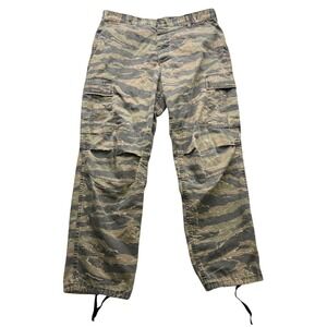 Rothco Cargo Pants Men's L Tiger Stripe Camo Tactical Military Utility Trousers